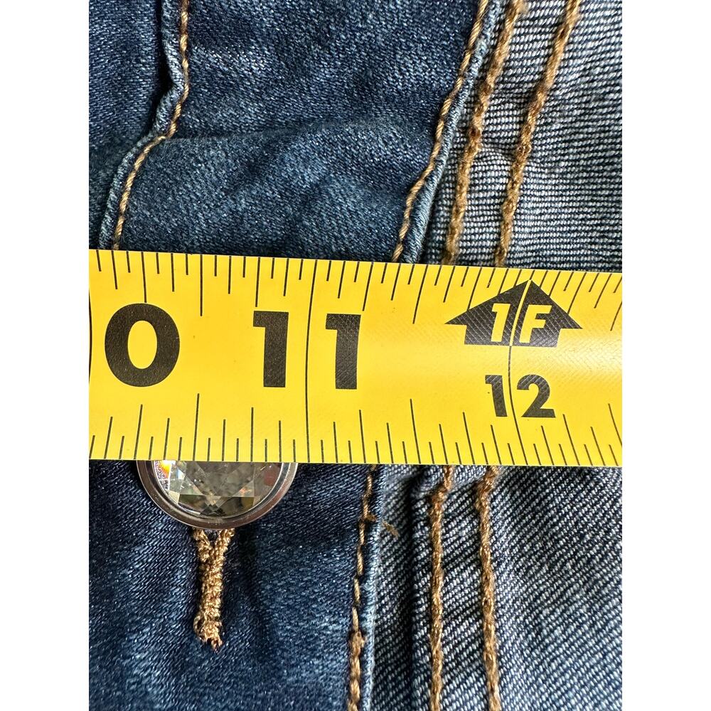 P Four One Three Women's Distressed Straight Leg Stretch Jeans Size 38 - Picture 14 of 14
